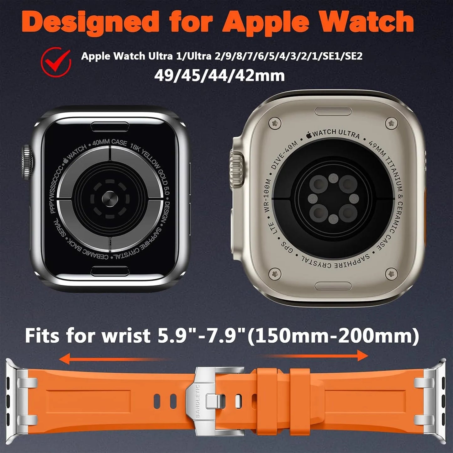 أحزمة ساعة Apple Watch Ultra 2